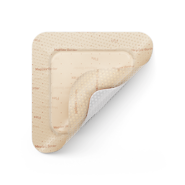 Mepilex Border Flex Silicone Foam Dressing - 10x10cm (4"x4") - Box of 10 - BeHope