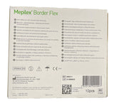 Caja de 10 mepilex borde flexible 10x10 cm (4x4")