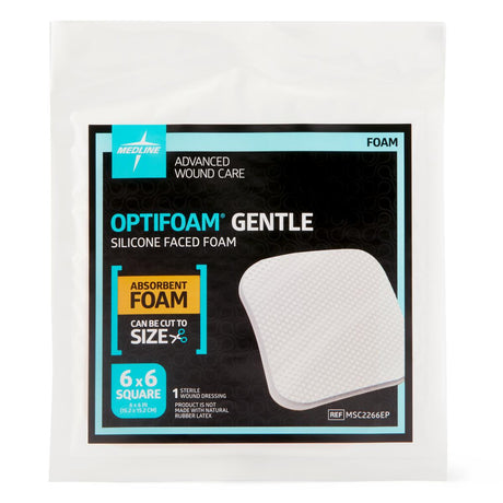 Optifoam Gentle Non-Bordered Silicone-Faced Foam Dressings