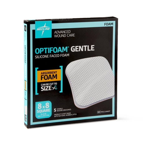 Optifoam Gentle Non-Bordered Silicone-Faced Foam Dressings