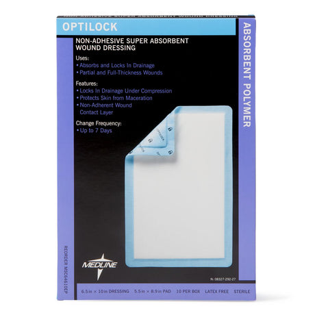 OptiLock Nonadhesive Super Absorbent Wound Dressings