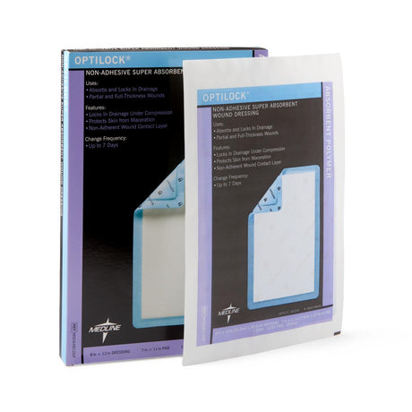 OptiLock Nonadhesive Super Absorbent Wound Dressings