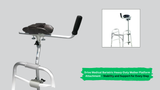 Bariatric Platform Walker/crutch Attachment - BeHope