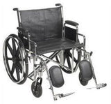 Sentra Ec Heavy Duty Wheelchair, Detachable Desk Arms, Elevating Leg Rests, 24"seat - BeHope