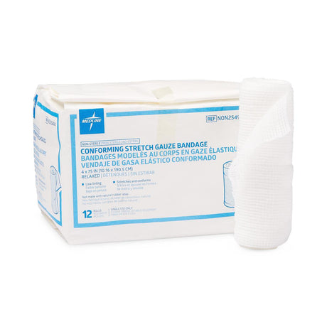 Medline Nonsterile Conforming Stretch Gauze Bandages