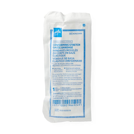 Medline Sterile Conforming Stretch Gauze Bandages