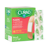 Bandage Plastic Adhesive Strip 2"x4" Sterile Latex-free