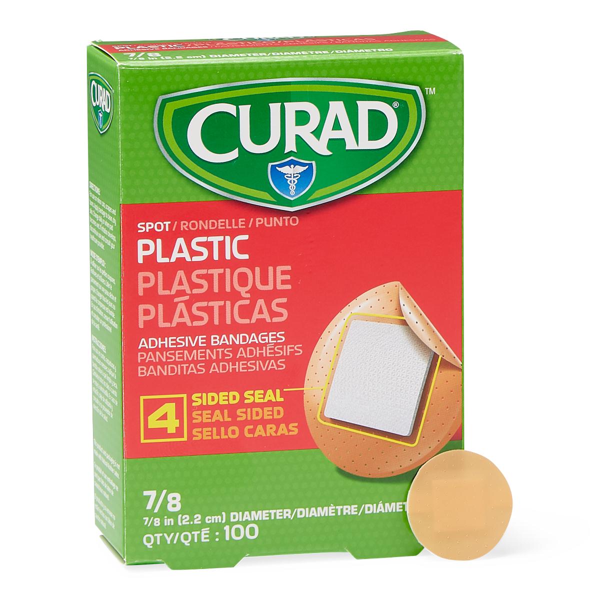 Bandage Plastic Adhesive Strip 2"x4" Sterile Latex-free
