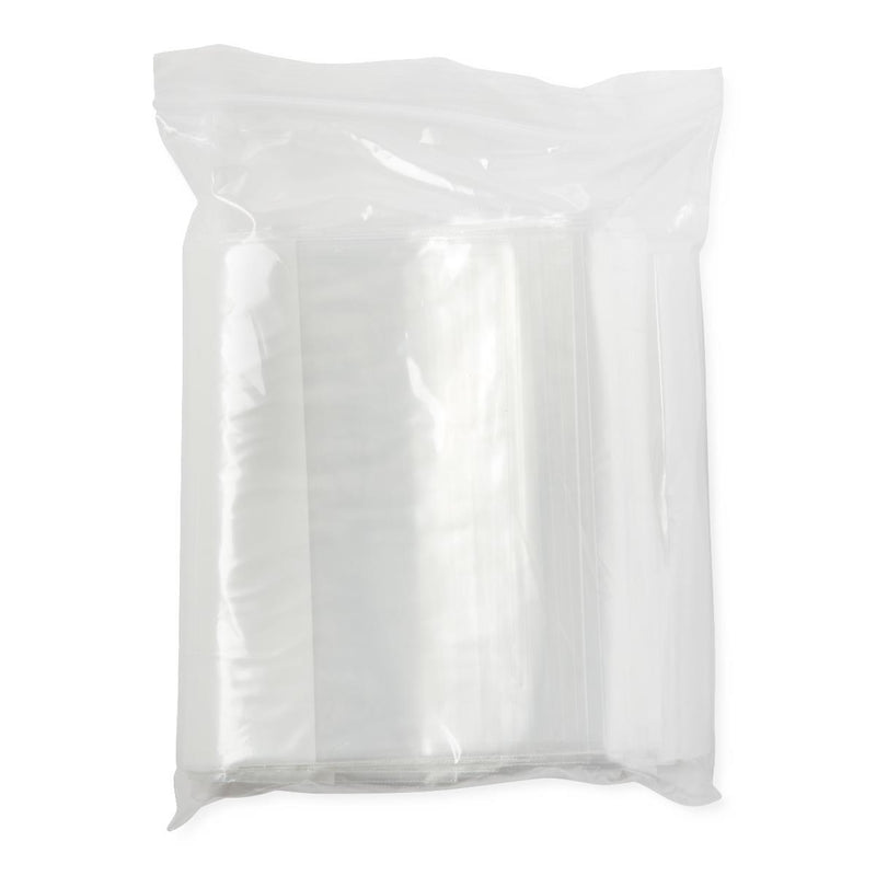 Medline Plastic Zip Closure Bags With White Write-on Block - BeHope