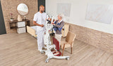 Nora Pro Sit-to-stand lift with 3D-Comfort-System