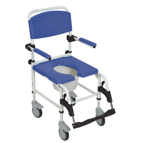 Aluminum Shower Commode Mobile Chair