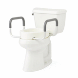 Guardian Raised Toilet Seat 3.5” Height Standard Bowl With Arms 400lbweight Capacity Each - BeHope