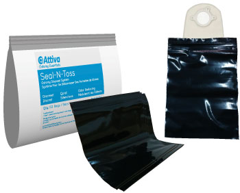 PK/50 SEAL AND TOSS OSTOMY DISPOSAL SYSTEM 11" W X 8" L - BeHope