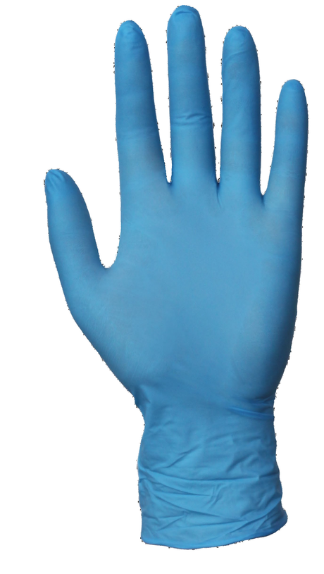 Advance Nitrile Exam Glove, Chemo Drug Tested, Powder-free, Blue, Medium - Box Of 200 - Behope