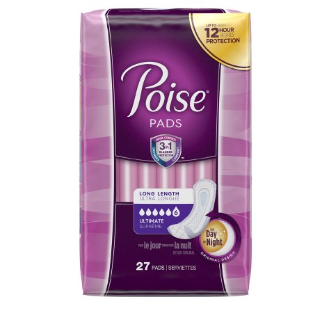 Almohadillas absorbentes largas sin aletas Poise Original Ultimate