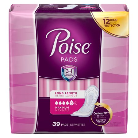 Almohadillas sin aletas Poise Original Maximum Long para mayor comodidad