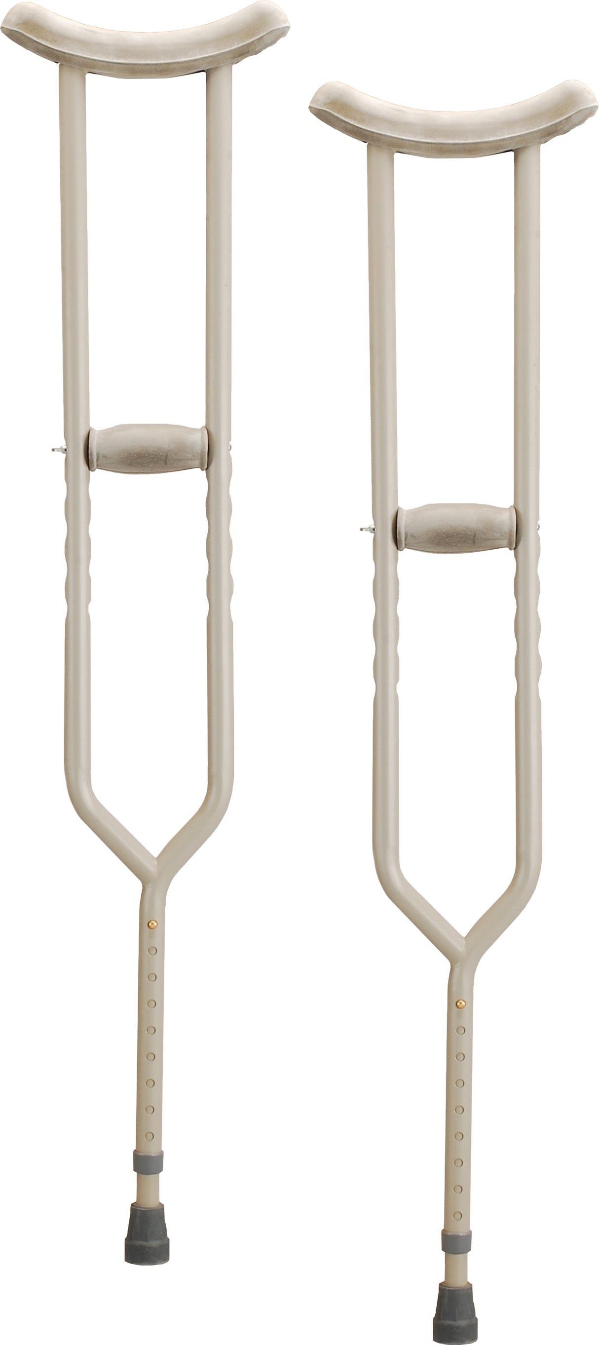 Bariatric Heavy Duty Walking Crutches, Adult, 1 Pair - BeHope
