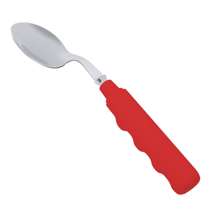 Comfort Grip Right Hand Soupspoon - Red
