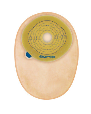 Esteem®+ One-piece Stomahesive® Skin Barrier, Moldable Stoma Opening 1-9/16" - 1-15/16", Closed Pouch, Opaque 8" (20.3cm) - Box Of 30 - Behope