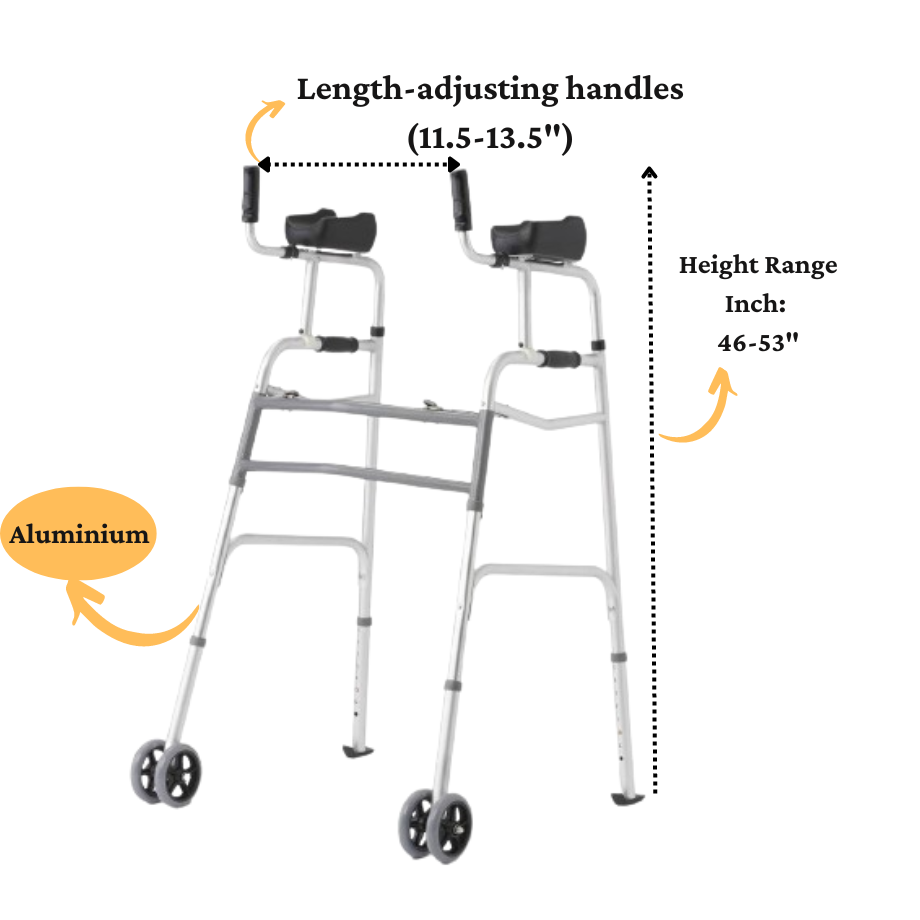 Medline Upright Folding Walker