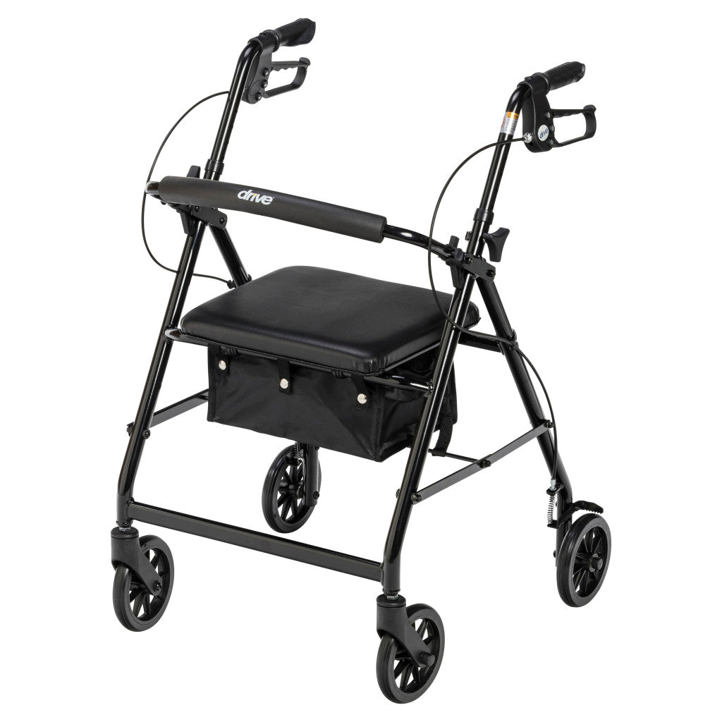 Aluminum Rollator, 6" Casters - BeHope