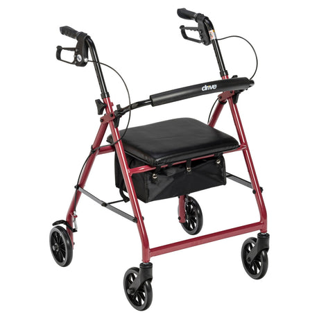 Aluminum Rollator, 6" Casters - BeHope