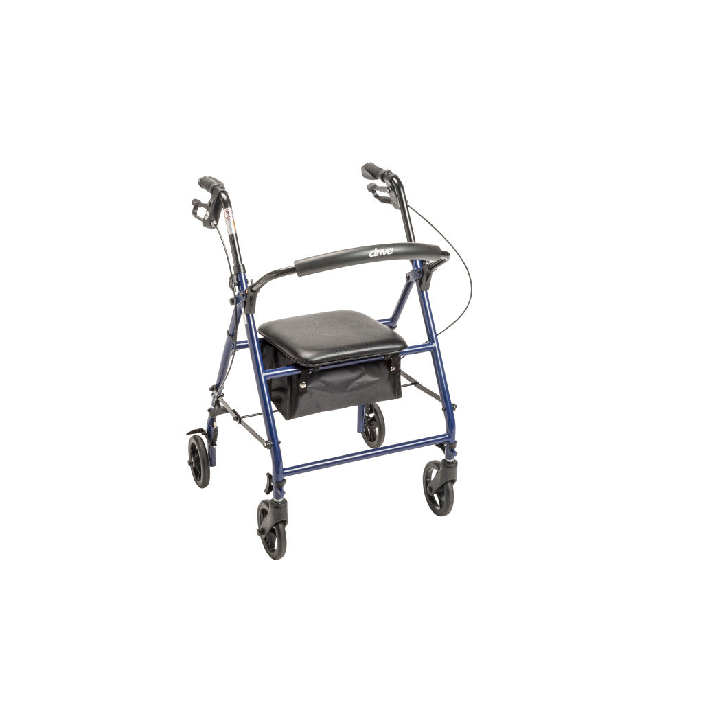 Steel Rollator With 6” Wheels, Knockdown - BeHope