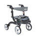 Nitro Aluminum Rollator, Hemi Height, 10" Casters - BeHope