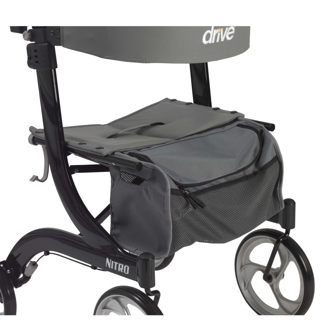 Nitro Aluminum Rollator, 10" Casters - BeHope