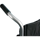 Deluxe Fly-Weight Aluminum Transport Chair with Removable Casters - BeHope