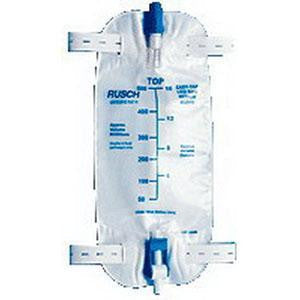 Sac de drainage anti-reflux 19 oz. Tube d'extension 18 po. Chaque