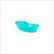 Emesis Basin 700cc Turquoise Plastic Single User - BeHope