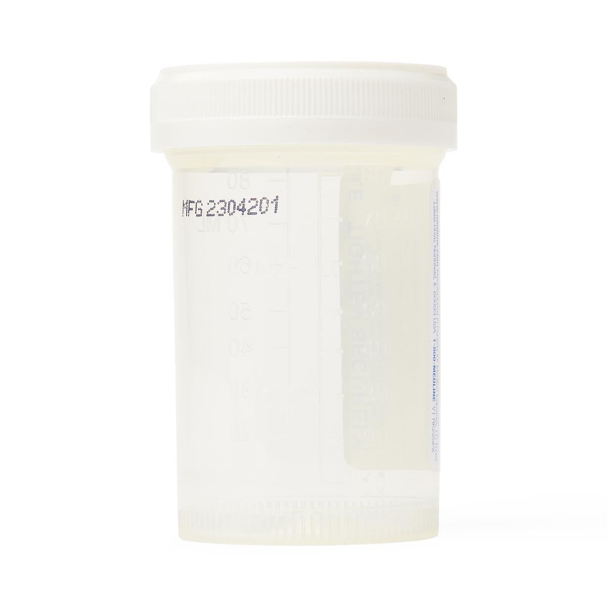 Medline Pneumatic Tube Specimen Container White Lid