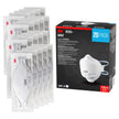 Face Mask 3m Aura N95 Respirator Flat Fold Healthcare Fluid Repellantregular Size 20 Pack Box/20 Each - BeHope