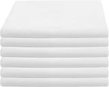 Percale Flat Sheet 66" X 108" 55% Cotton/45% Poly Blend T180 Pkg/12 Each - BeHope