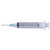 Syringe With Needle Bd 10ml Syringe With Detachable 21gx1" Needle Sterile Box/100 Each Box/100 Each - Behope
