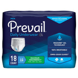 Prevail Protective Underwear For Men Large/x-large 44"-54" Case/72 Each - Behope