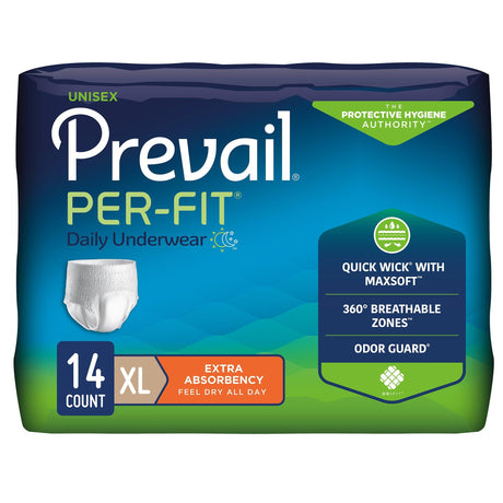 Prevail Per-fit Protective Underwear Xlarge Case/80 Each - Behope
