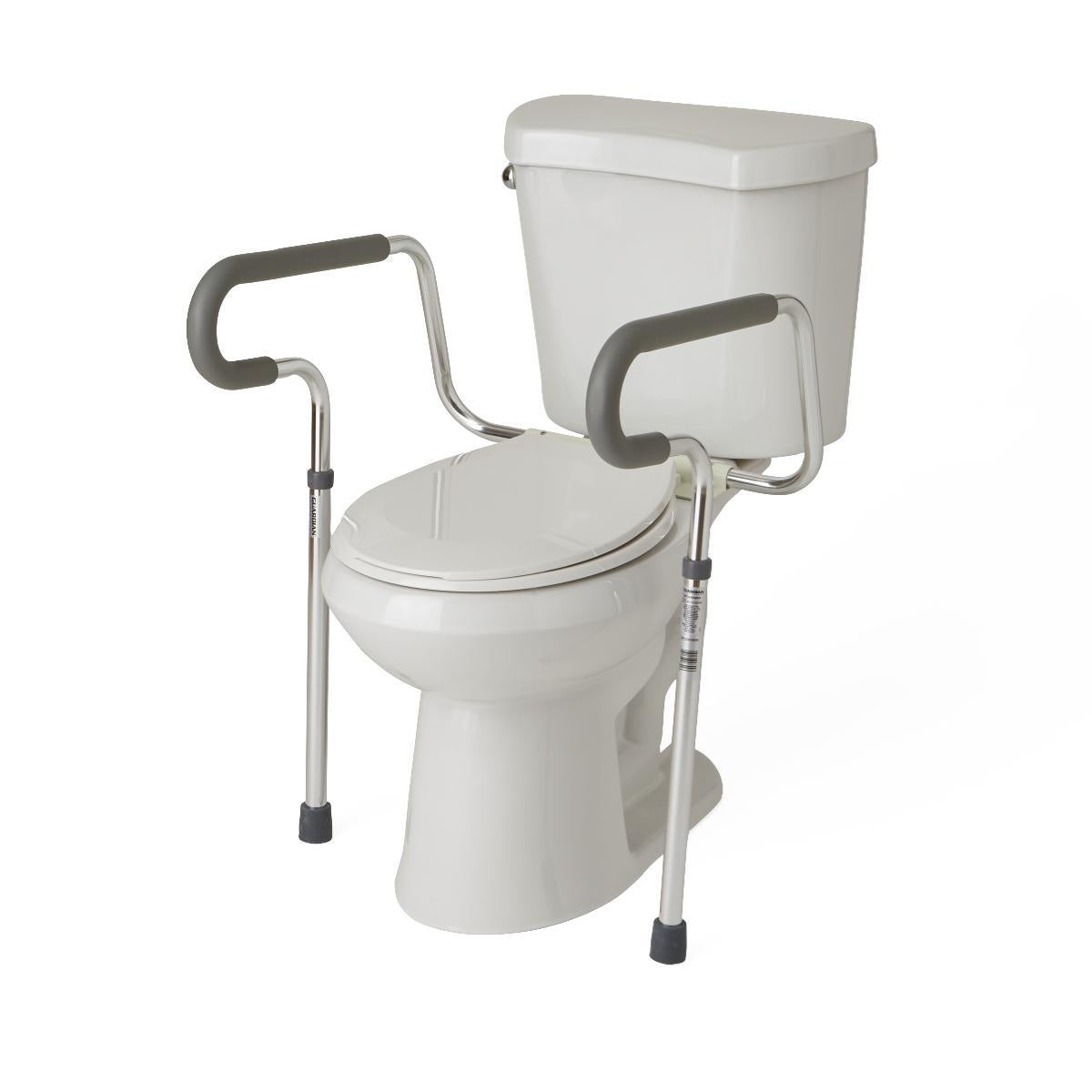 Medline Adjustable Toilet Safety Rail Aluminum