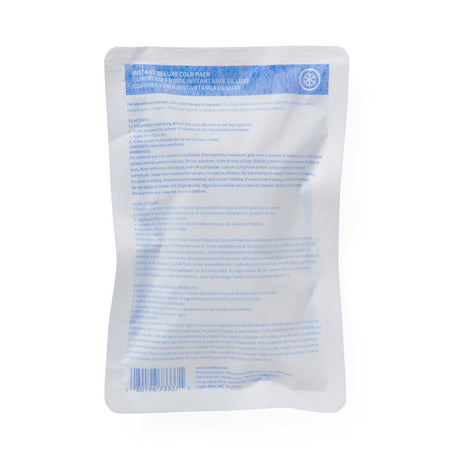 Medline Deluxe Instant Cold Pack With Gentle Cover 6" X 9"