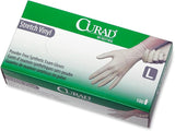 Curad 3g Synthetic Stretch Vinyl Exam Glove Powder-free Medium Boxes Of 150 - BeHope