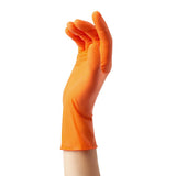 Critical Response Powder-free Nitrile Exam Gloves Orange X-large - BeHope