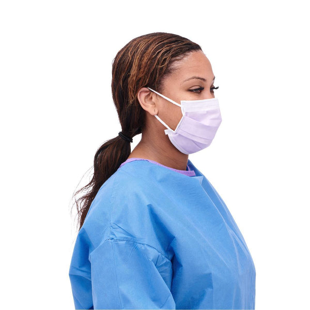 Medline Astm Level 3 Procedure Face Mask With Ear Loops - BeHope