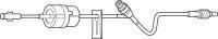 Iv Control-a-flo Regulator Extension Set W/clearlink Luer Activated Valve & Luer Lock Adapter 19" Length Case/48 Each - Behope
