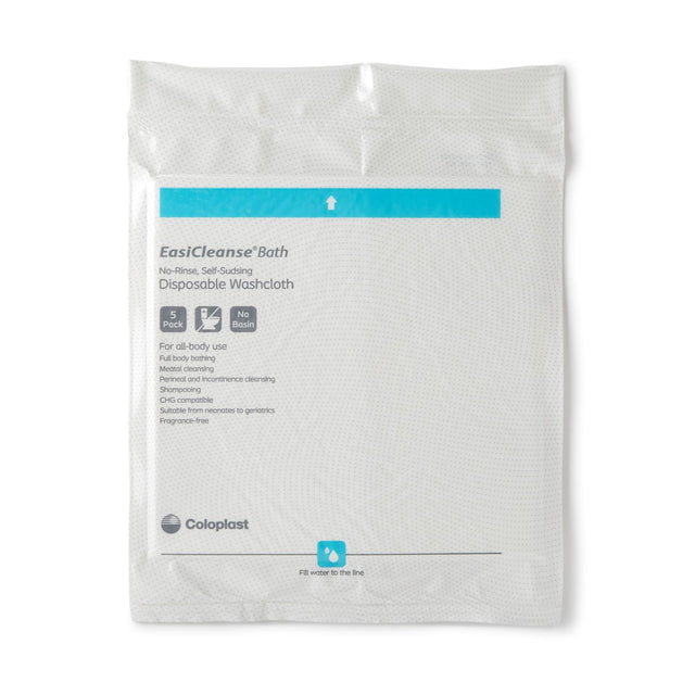 Bedside Care Easicleanse No Rinse Self Sudsing Disposable Washcloth In Package Of 5 Case/500 - BeHope