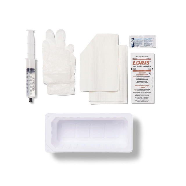 Catheter Tray With 30cc Pre-filled Syringe Latex-free Sterile Case/20 - BeHope