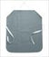 Smoker's Apron Non-stick Fibreglass Full Chest And Lap Protection Gray Each - BeHope