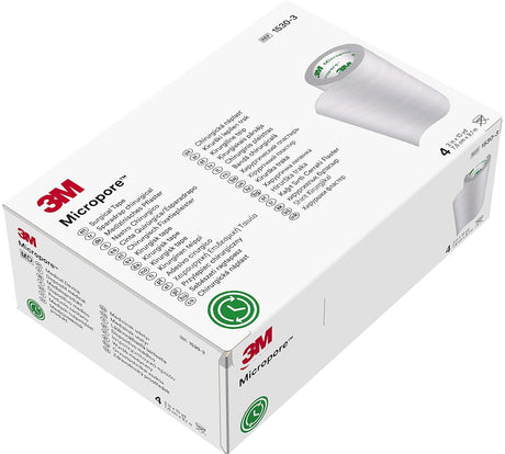 Micropore Paper Tape 3" X 10 Yard White Box/40 Yard - Behope