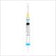 Syringe With Needle Sol-care Safety Snap Type 3ml Syringe With 22gx1.5" Needle Sterile Black Box/100 Each - BeHope
