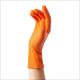 Critical Response Powder-free Nitrile Exam Gloves Orange Medium